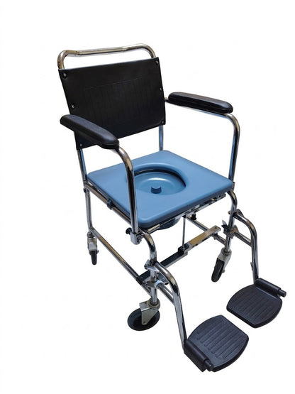 KY689 Medical 2-in-1 Wheelchair & Commode – Practical and Comfortable