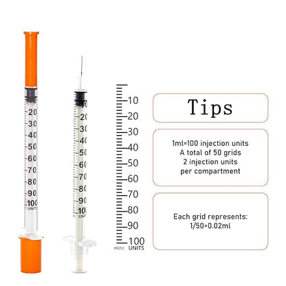 El Dawlia ICO Insulin Syringe – 1 ml – Pack of 100