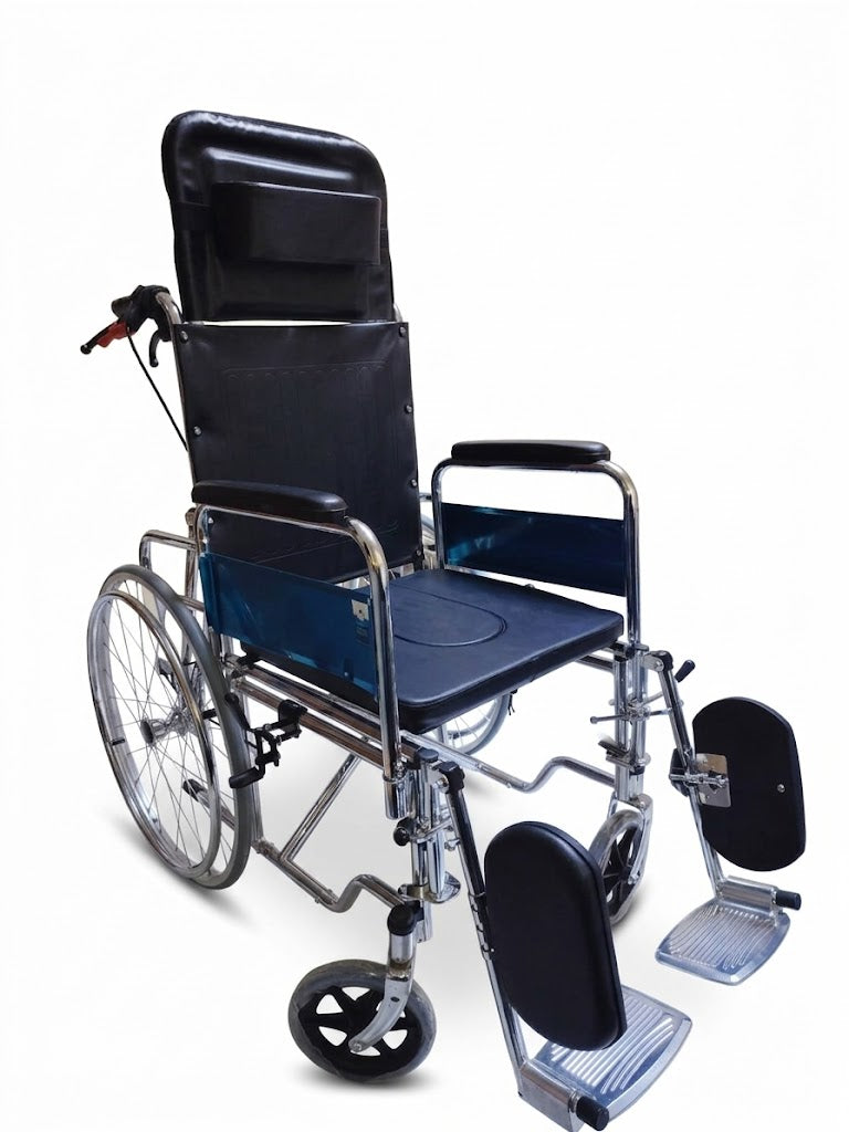 IG-Care Medical 3-in-1 Wheelchair Commode with Dual Brakes