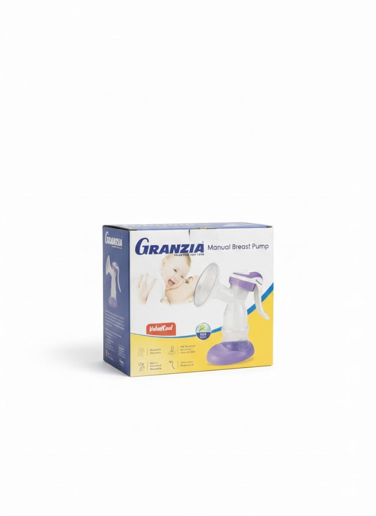 Granzia Manual Breast Pump (Velvet Feed) – Hand-Operated Milk Expressor